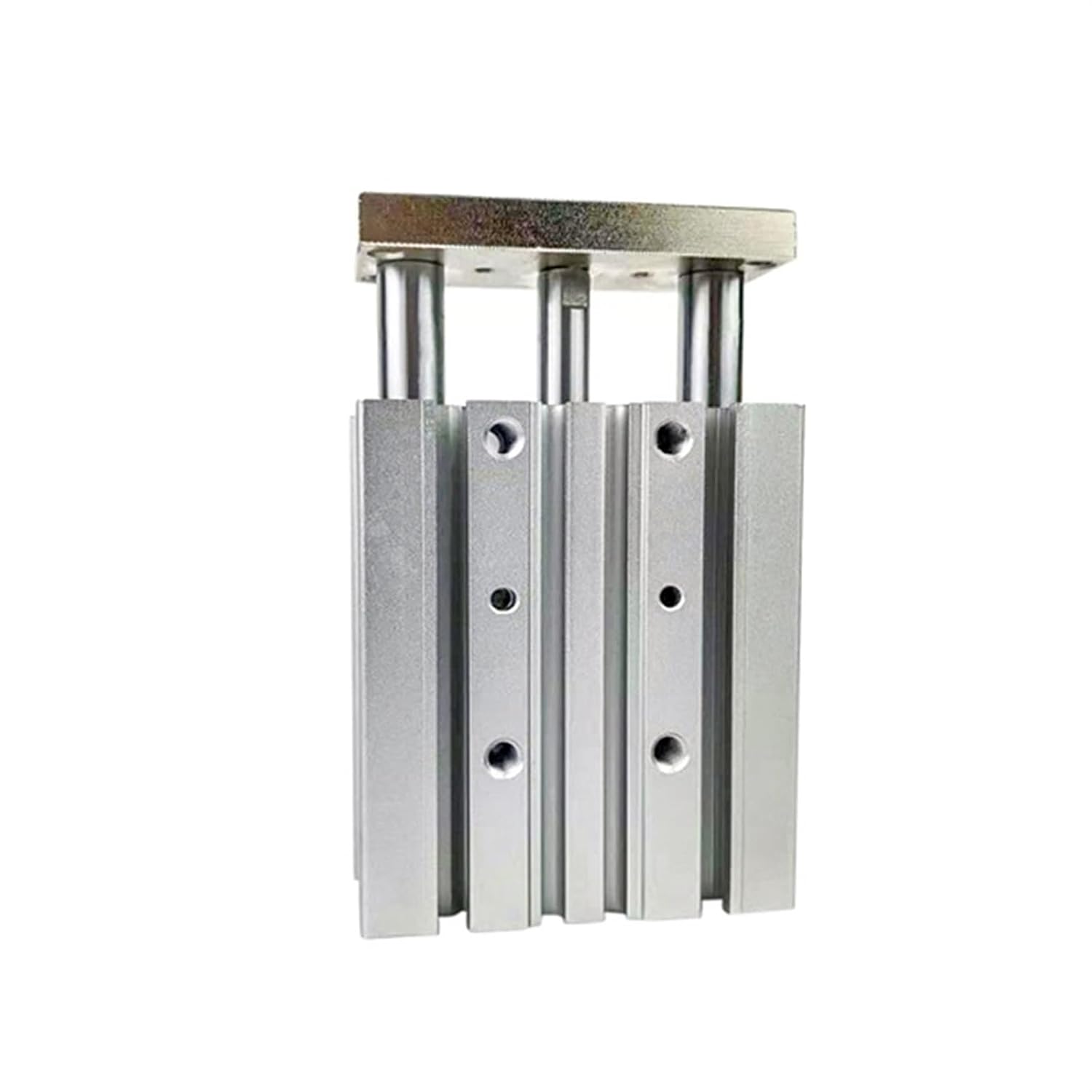 Thin Cylinder with Rod Bore 12 16 20 25mm Three Axis Three Bar Stroke10 15 50 75 150 250mm Double Pneumatic Cylinder 1Pcs(Stroke 100mm,MGPM16 (Bore 16mm))