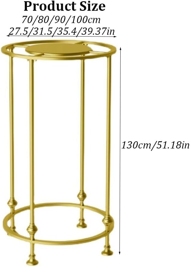 Round Garment Rack, Freestanding Round Garment Display Retail Rack,Heavy Duty Commercial Clothing Organizer for Clothes Storage, Commercial Clothing Organizer in Retail Boutiques and Bedroom(Black,31.