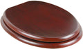Renovators Supply Manufacturing Wooden Toilet Seat Elongated Toilet Seats For Standard Toilets, Cherry Finish Wooden Toilet Seat