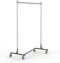 Railex 1380 Heavy Duty Rolling Z Rack 14GA Steel Zinc Plated (48')