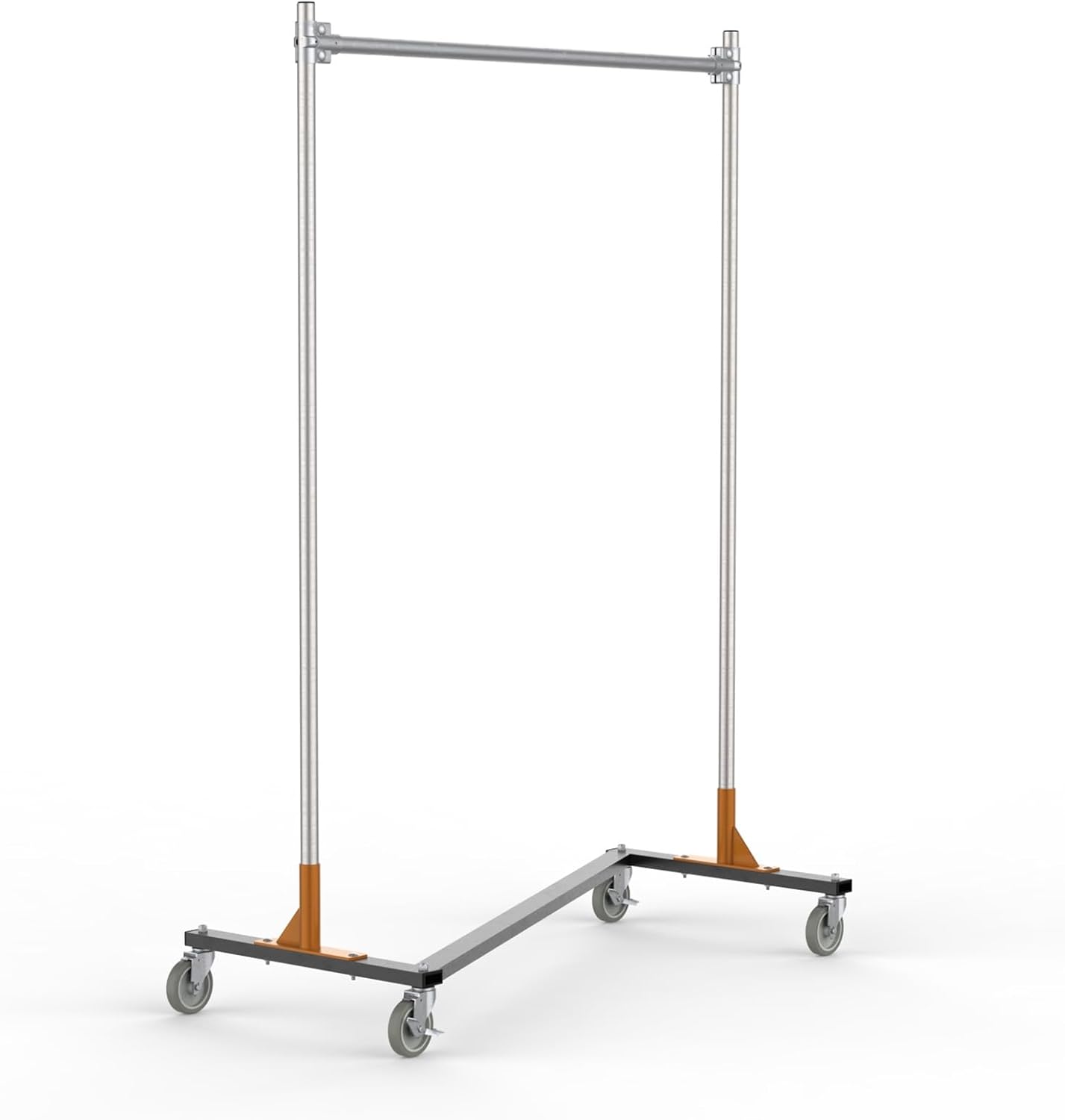 Railex 1380 Heavy Duty Rolling Z Rack 14GA Steel Zinc Plated (48')