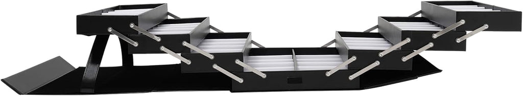 48 Slots Eyeglasses Storage Case, Portable Sunglasses Display Case Black Luxury Glasses Organizer Storage Heavy Duty Optical Frame Display Glasses Case Eyewear Storage Organizer Collector with Drawer
