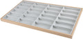 Eyewear Showcase Shelf Rack 24 Grid Velvet Glasses Display Case Glasses Storage Rack Sunglasses Dispaly Tray Eyeglasses Storage Organizer Box Glasses Holder Sunglasses Display Stand ( Color : Inner as