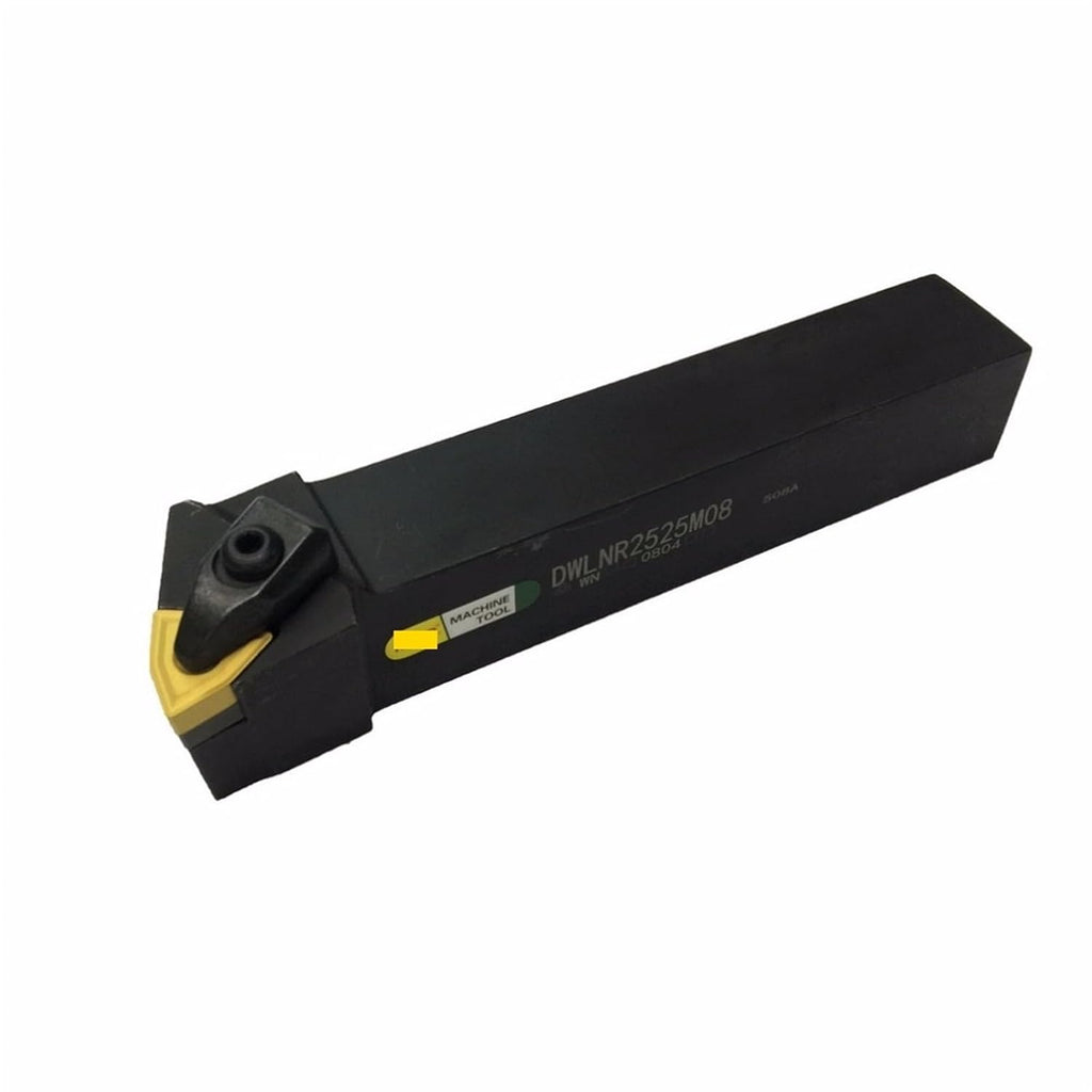 20mm 25mm DWLNR2020K08 Lathe Machining Cutter External Carbide Turning Tool Holder Boring Bar Metal Cutting Toolholder 1Pcs(DWLNR2525M08)