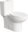 Eridanus One Piece Toilet for Bathroom, Elongated Toilets with Compact Soft Closing Seat, ADA Compliant 17' Chair Height Seat, 12' Rough in, Powerful Dual Flush 1.1/1.6 GPF, Modern Ceramic White