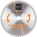 Slugger by Fein Stainless Steel Cutting Saw Blade - Fast and Accurate Cuts up to 5/16' in Aluminum, Mild & Thin Metals, 9' Diameter, 60 Teeth - 63502009560