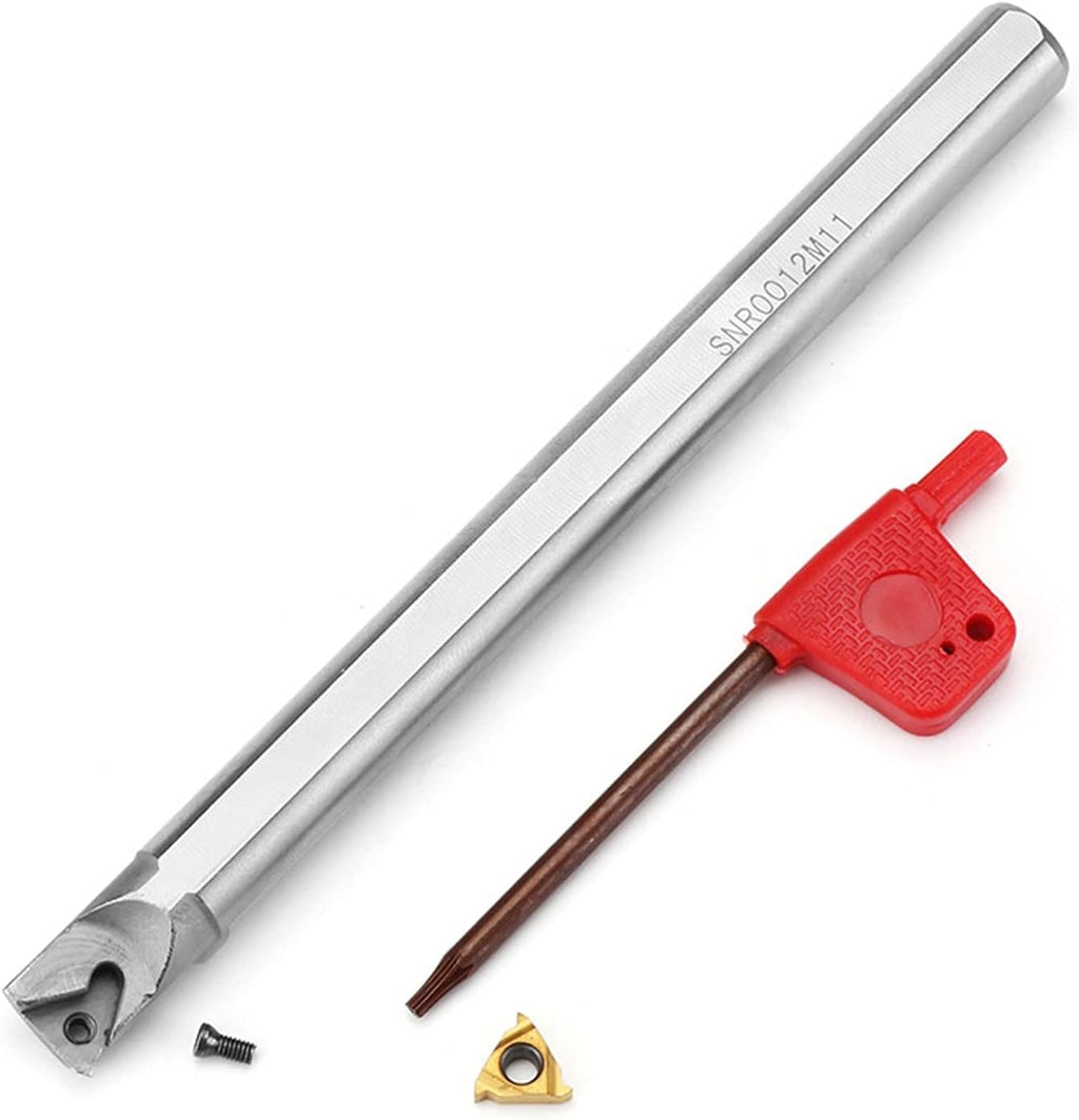 YFCDZVBH 50HRC 21pcs 12mm Turning Tool Holder Lathe Boring Bar + Carbide Insert + Wrench Set