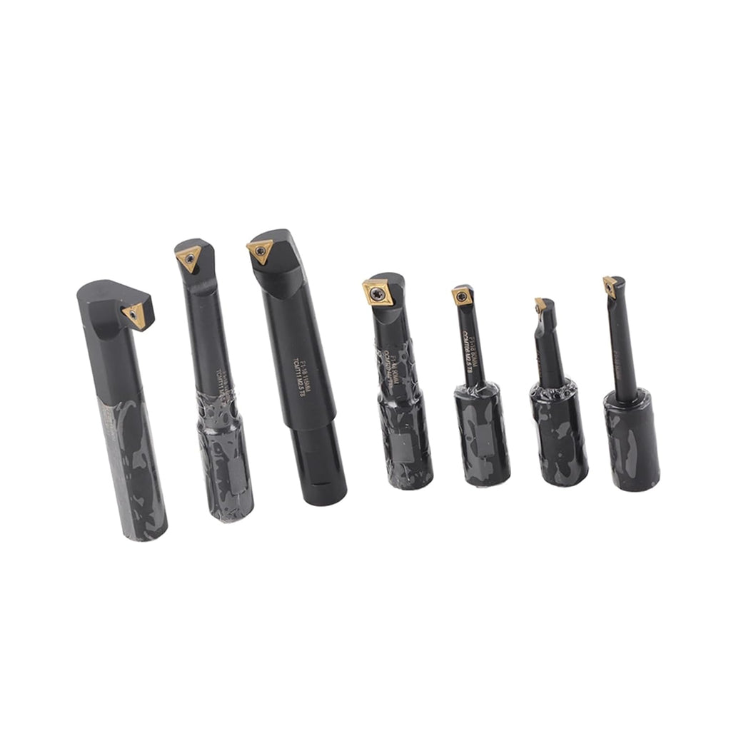 Duty 7 Piece Indexable Carbide Boring Set 18mm Round Shank Tools for CNC Lathe Turning Machining