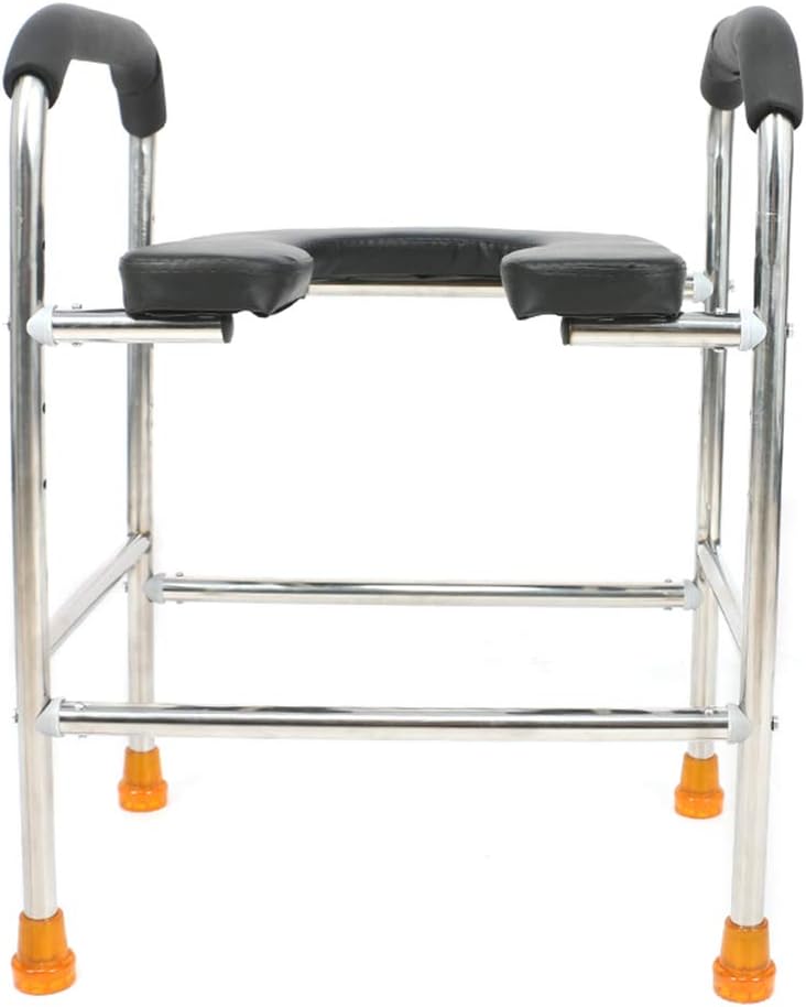 Lightweight Handicap Toilet Seat with Safety Steel Frame,Heavy Duty Homecare Commode Chair,for Easy Transfer