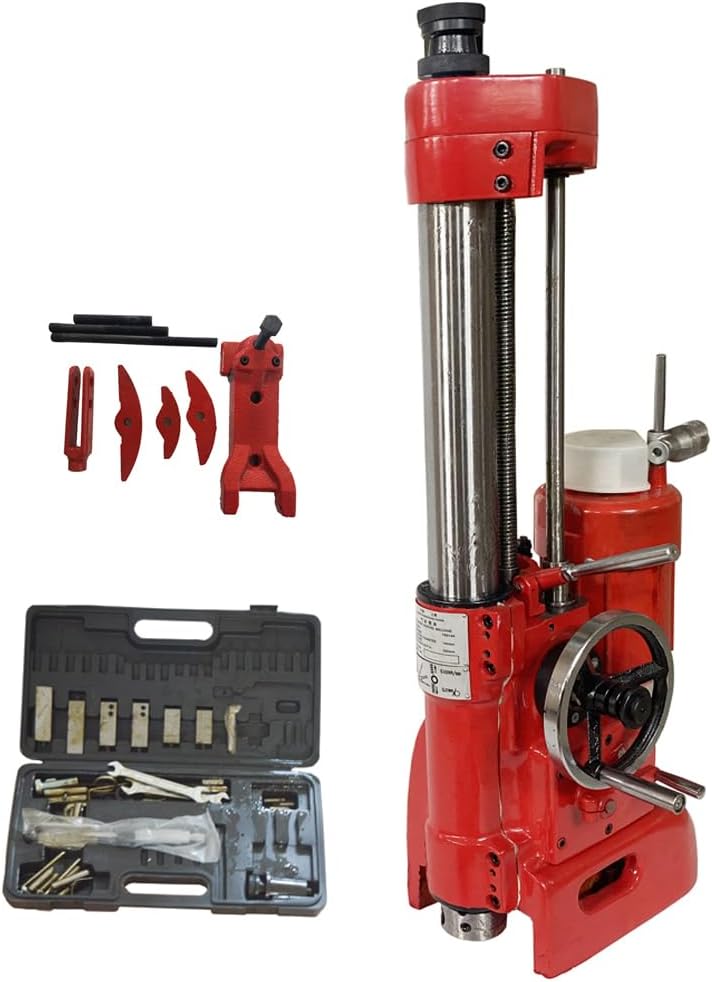 220V Professional Cylinder Boring Machine Honing Cylinder Repair Equipment with Max 11.8' Depth & 2.6-5.56' Boring Diameter Engine Rebuilding Borer ideal for Auto & Motorcycle Engine Repair