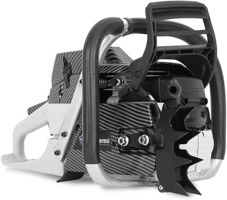 Farmertec Holzfforma 71cc G372 PRO Chainsaw Power Head With Wrap Around Handle Bar Italy Tech Nikasil Cylinder Meteor Piston Double Bumper Strips