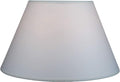 FenchelShades.com Set of 2 Lampshades 10' Top Diameter x 12' Bottom Diameter x 8' Slant Height with Washer (Spider) Attachment. Attaches to Lamps with an existing Harp(not included) (Vellum White)