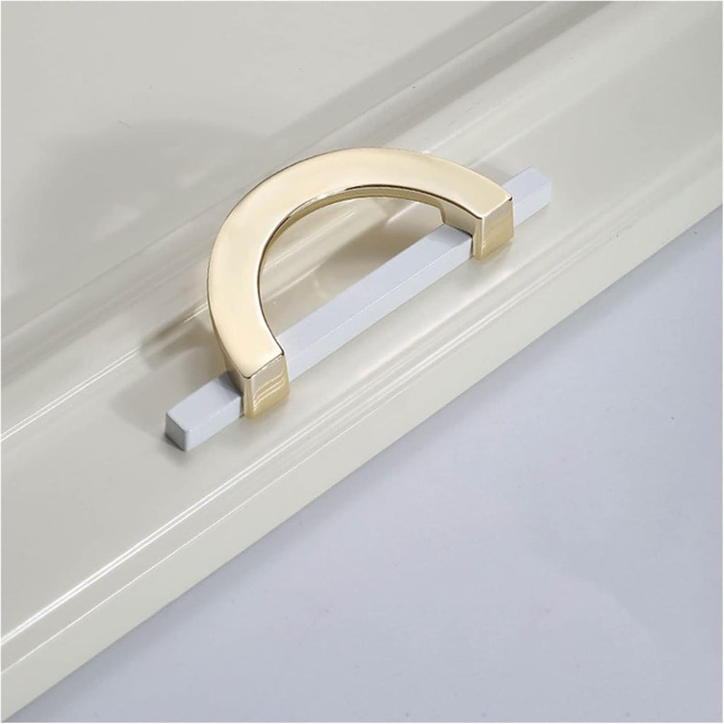 Cabinet Handles Kitchen Hardware Light Luxury Cabinet Handles Modern Simple Zinc Alloy Door Knob Drawer Pulls Wardrobe Knob Nordic Furniture Door Handle Hardware 6 Pcs Cabinet pulls Kitchen Cabinet Ha