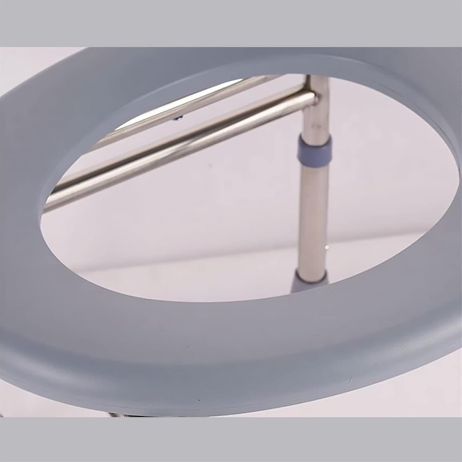 Bedside Commode,Toilet Seat with Handles Commode Chair Comfortable Safe Waterproof and Easy to Clean Stainless Steel Slip Lightweight Toilet Chair