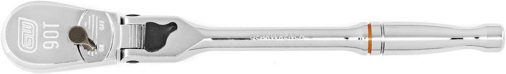 GEARWRENCH 3 Pc. 1/4', 3/8' & 1/2' Drive 90 Tooth Locking Flex Head Teardrop Ratchet Set - 81276T