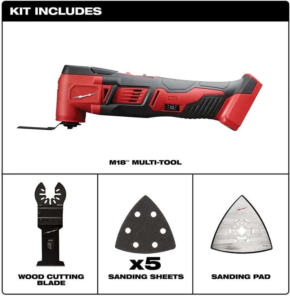 2626-20 Cordless Power Multi-tools for Milwaukee M18 18V Oscillating Multi-Tool - Bare Tool