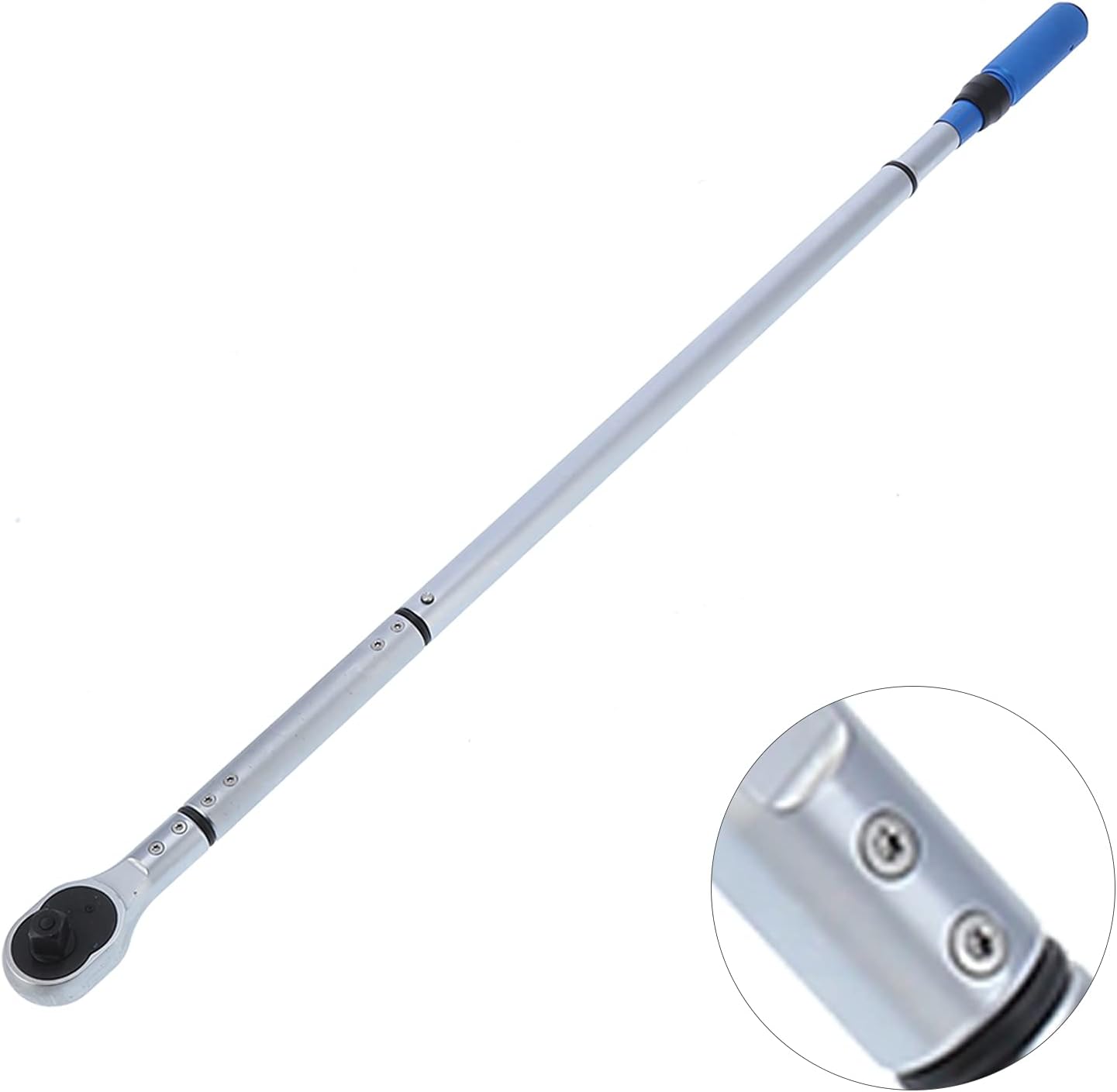 KANASI Torque Wrench, 1/4 Inch Drive Adjustable Preset with Scale for Manual Tightening of Screws and Bolts in Automotive and Industrial Applications