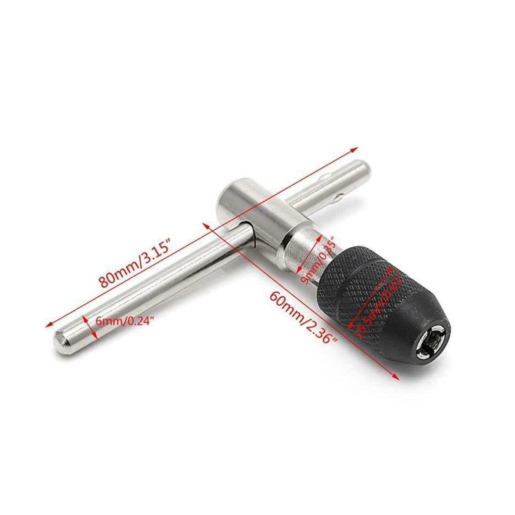 Screw Thread Hand Tap Drill Bits M3 M4 M5 M6 M8 - High-Speed Steel Spiral Point Straight Fluted Tool Set for Metalworking