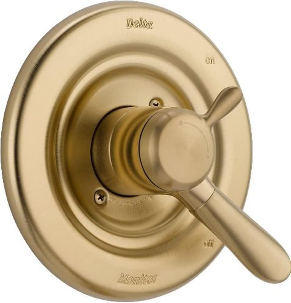 Delta Faucet Lahara 17 Series Dual-Function Shower Handle Valve Trim Kit, Champagne Bronze T17038-CZ (Valve Not Included)