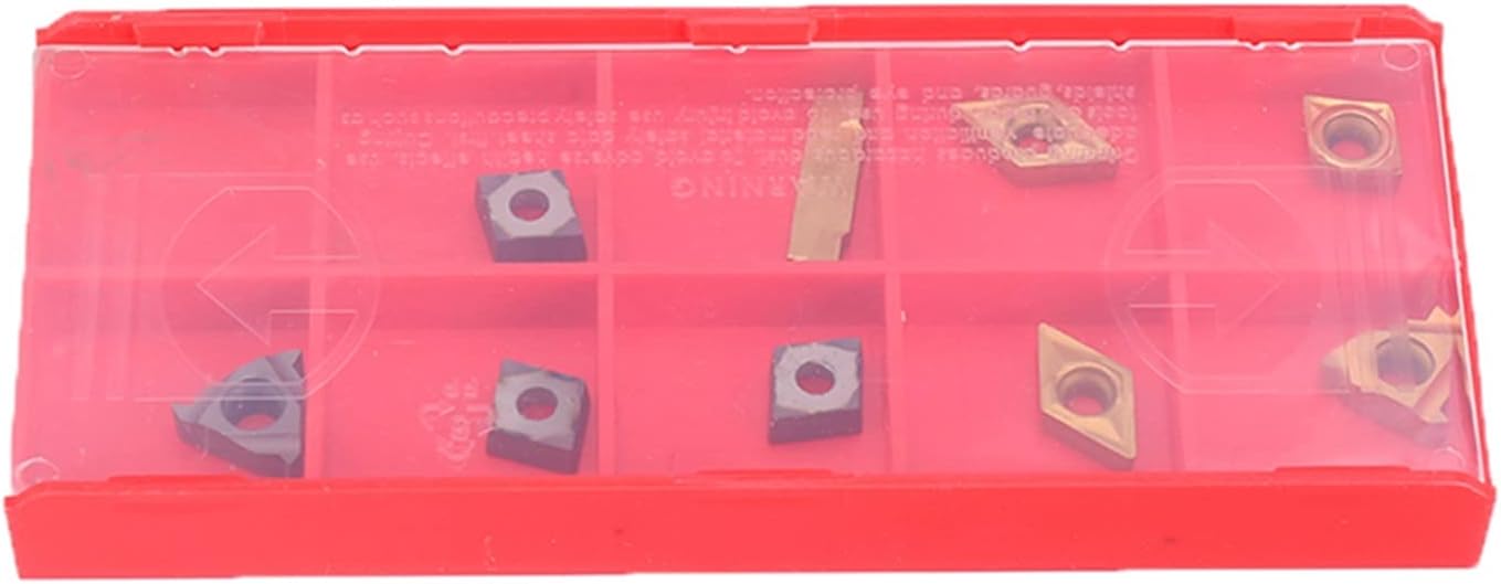 YFCDZVBH 9pcs 10mm Shank Lathe Boring Bar Turning Tool Holder Set, with Carbide Inserts Lathe Wood CNC Machine Tools