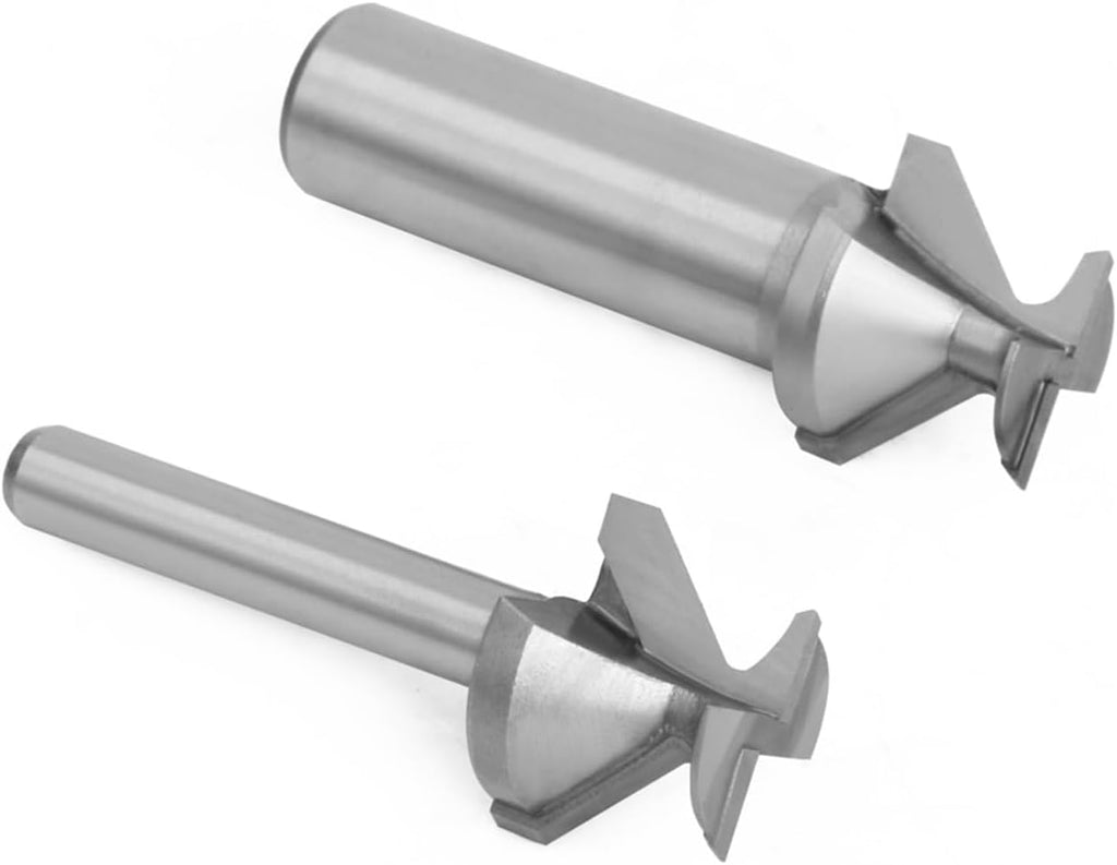 Lathe Turning Tool Set 1PC 1/4 Handle 1/2 Handle Arc Integrated Knife 2 Edges, 3 Edges with Seams Woodworking Milling Cutter Cutting Tool for Lathe Machine(6.35 Shank 2 Blades)