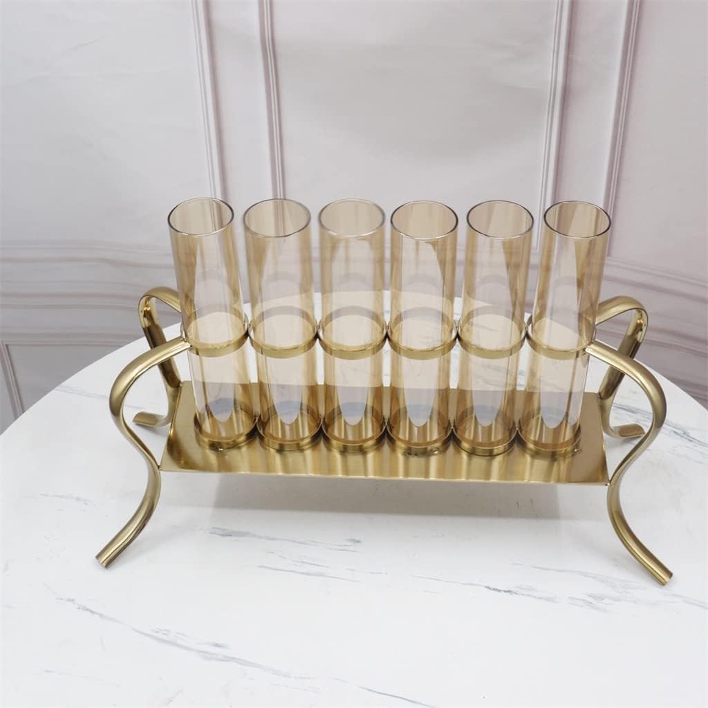 Glass vase Ornaments Transparent Living Room Home Dry Flower Arrangement TV Cabinet Decoration