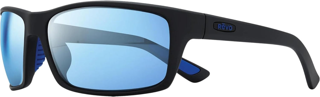 Revo Rebel 64MM Wraparound Rectangular Sunglasses For Men For Women + Bundle Leash + BUNDLE with ACCESSORY EYEWEAR