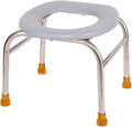 Bedside Commode,Toilet Seat with Handles Commode Chair Comfortable Safe Waterproof and Easy to Clean Stainless Steel Slip Lightweight Toilet Chair