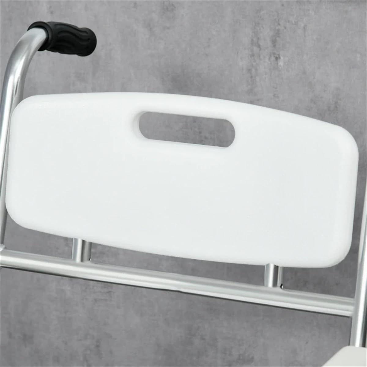 Heavy Duty Wheelchair Bedside Commode Chair Bath Shower Toilet Seat with Seat Patch Portable Medical Aid Mobility Multi-Function Elderly Handicapped People Pregnant Women Hospital Medical Chair