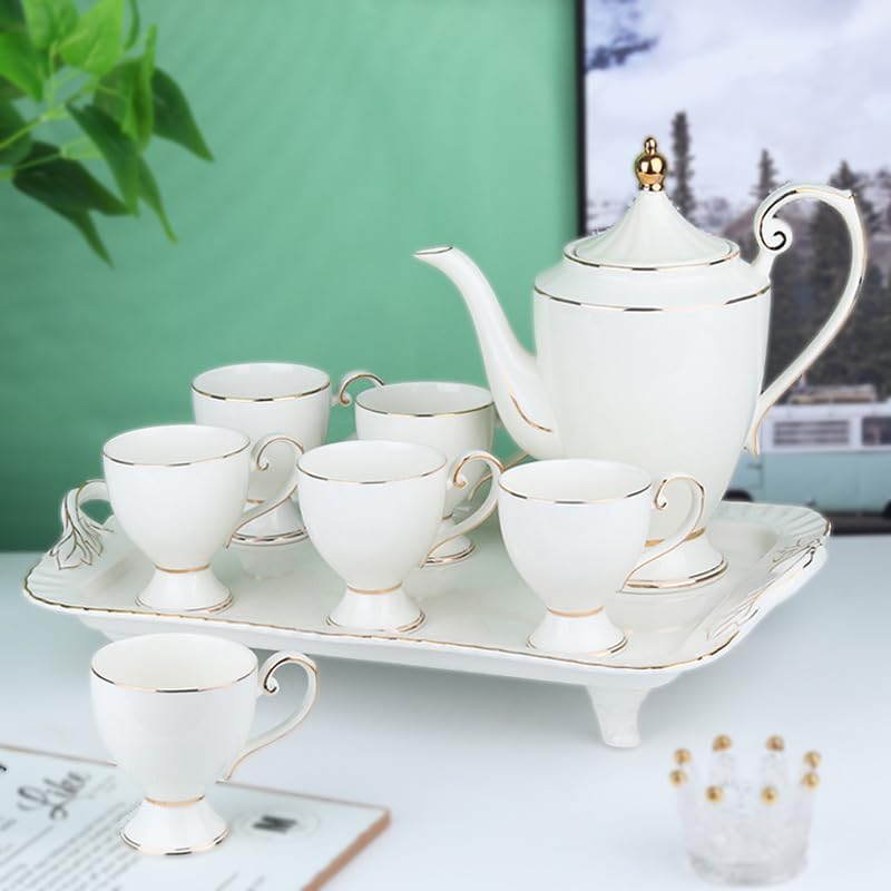 Beverage Serveware Simple ceramic water set household cold kettle drinking cup water cup living room afternoon tea cup Water Carafe