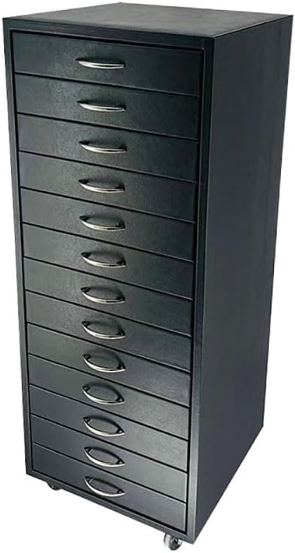 Sunglasses Organizer Box, Ink Black Faux Leather with Gray Velvet Lining, 3D Cinema Glasses Storage Case, Eyewear Display Box for Optical Stores