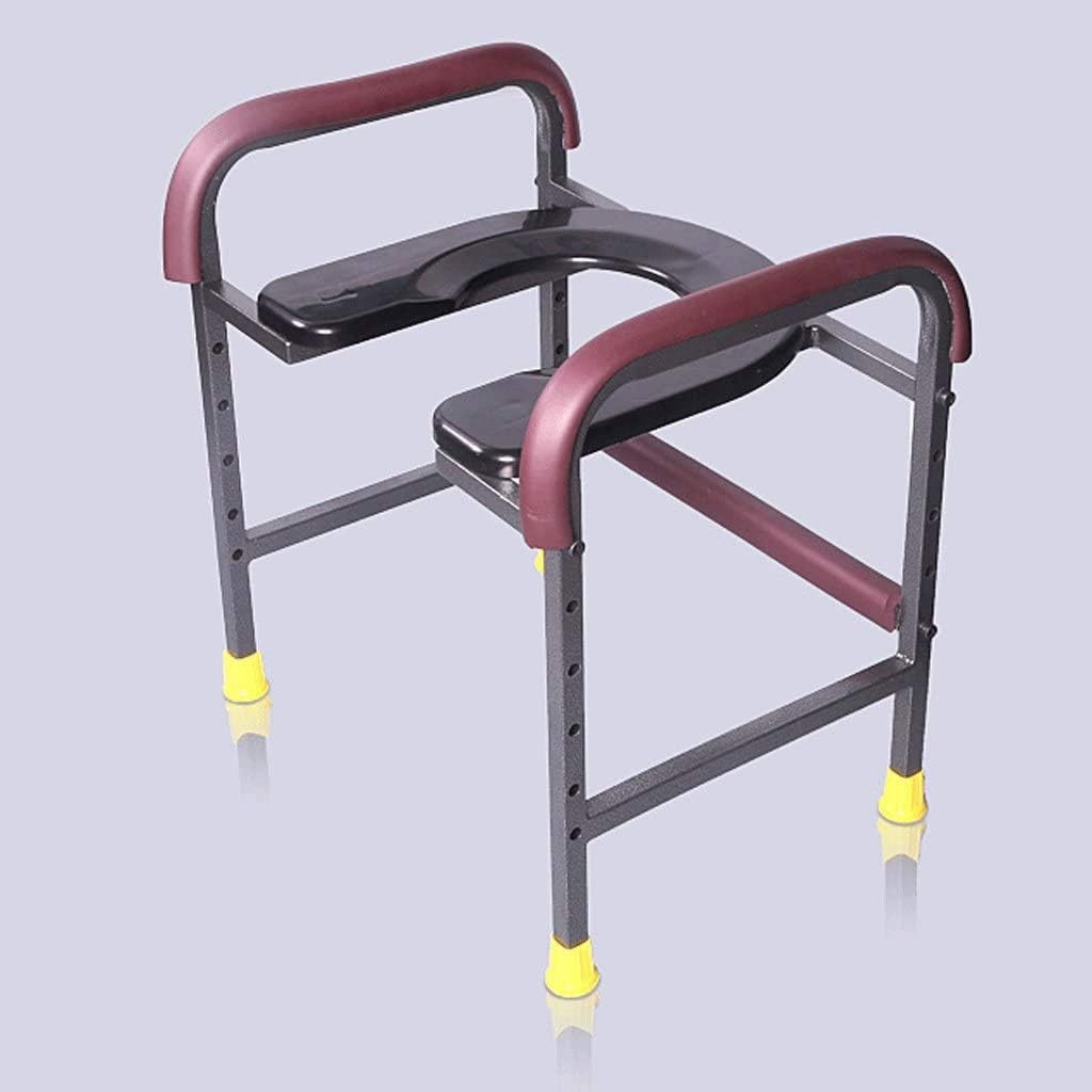 Bedside Commode - Toilet Seat Chair Extra Wide with Bucket Splash Guard - Heavy Duty, Adult Bathroom