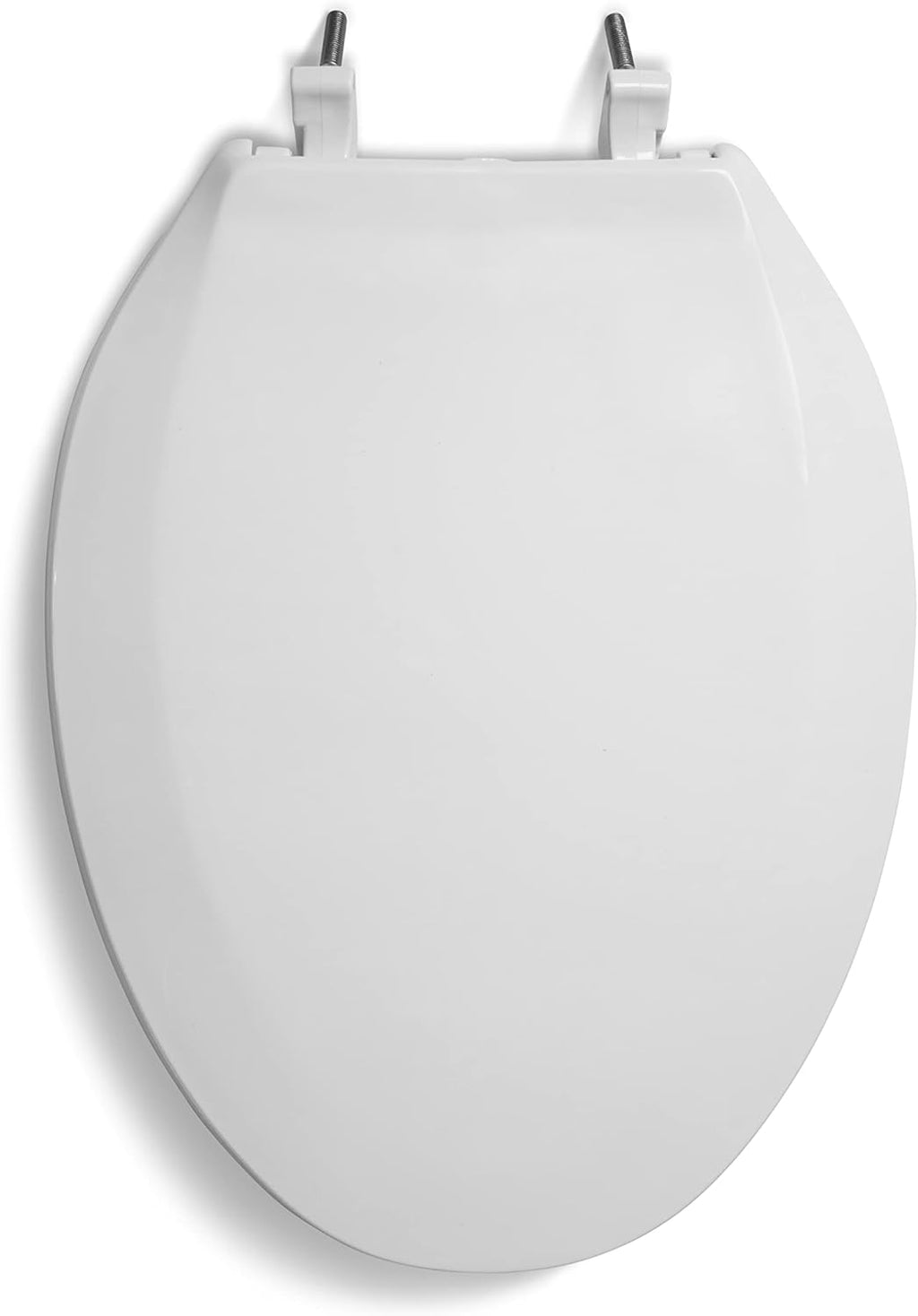 Centoco 4 Pack - 2 inch Raised Toilet Seat for Seniors, Elongated, Closed Front with Cover, Plastic, Made in the USA, HL800STS-001, White