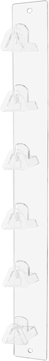 Marketing Holders 12 Pack Safety Glasses Holder 6 Pair Wall Mount with Hardware Automotive Plants Mining Sites Eyewear Rack for Optical Centers and Outlet Stores Lightweight Durable Clear Acrylic