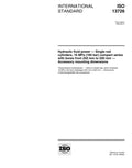ISO 13726:1998, Hydraulic fluid power -- Single rod cylinders, 16 MPa (160 bar) compact series with bores from 250 mm to 500 mm -- Accessory mounting dimensions