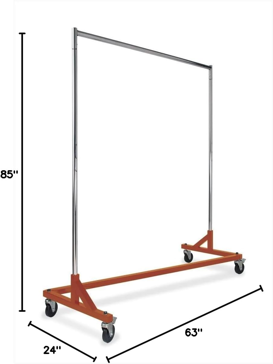 Heavy Duty Z Rack Rolling Garment Rack/Clothing Rack