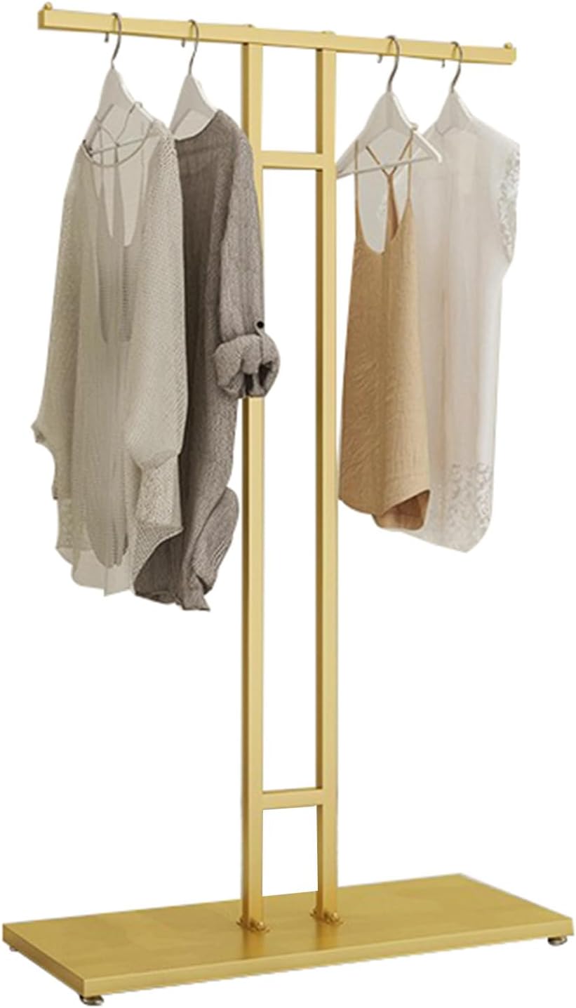 2 Way Modern Heavy Duty Clothes Rack, Chrome & Black, 80cm W x 260cm H, 2 Shelves, Free Standing, Ideal for Clothes & Coats