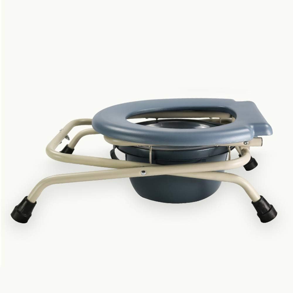 Commode Chair Commode Chair - Folding, Bathroom and Bedside Commode Seat, Lightweight, Heavy Duty 3-in-1 Aid