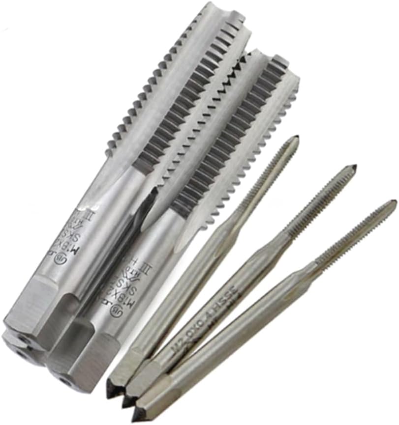 Three sets M2-M24 Machine Spiral Point Straight Fluted Screw Thread Metric Plug (M24*3.0 teeth (three sets))