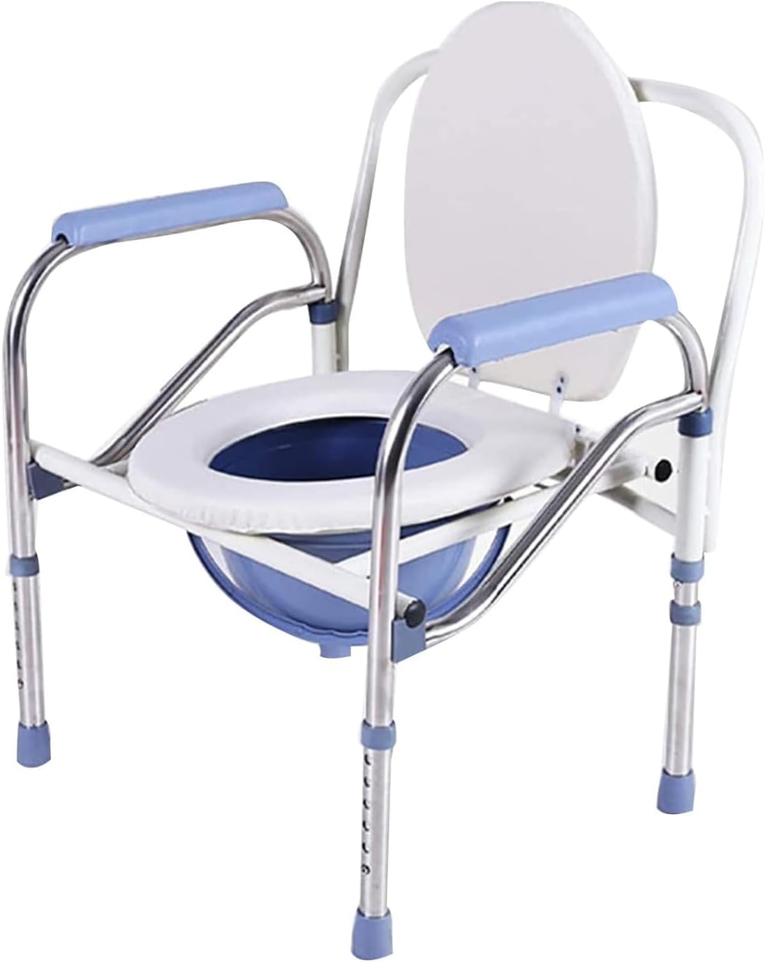 Commode Toilet Chair Bedside Toilet Folding Bedside Commode,Can Be Used As Raised Toilet Seat Riser,Convenient Commode Chair - Perfect Home Use Potty Chair WEWYQSJXBXF-4328