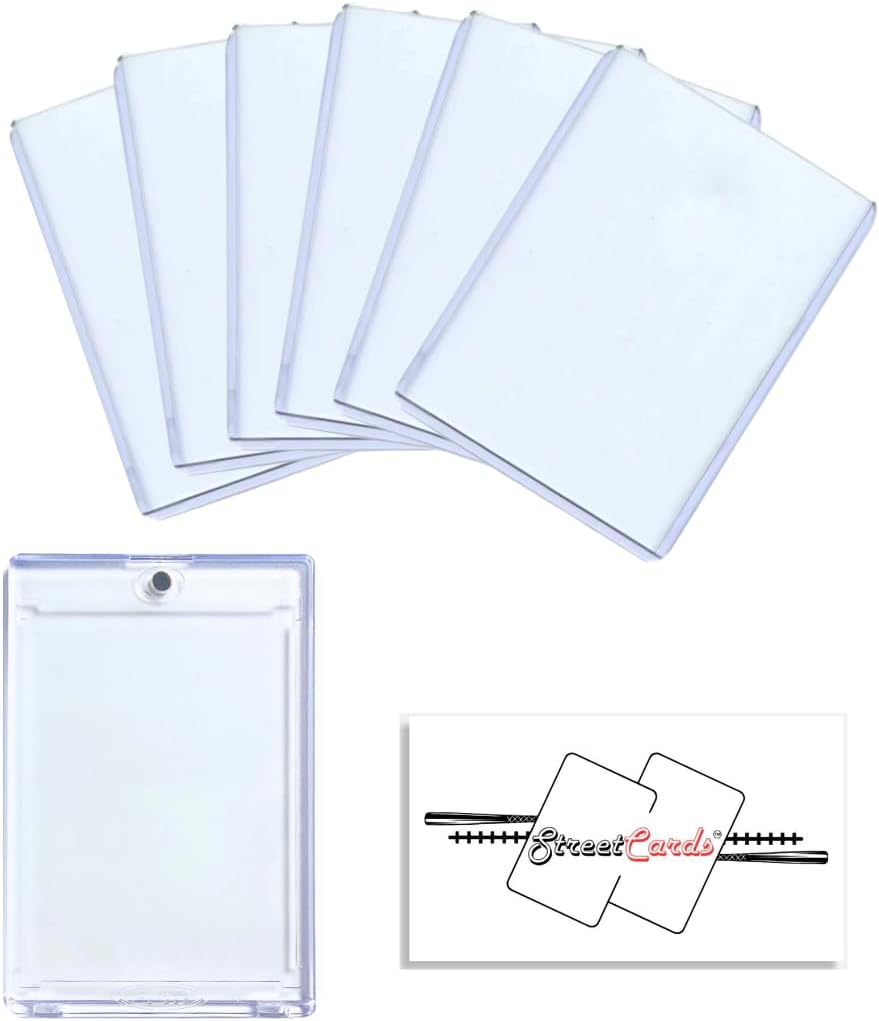 2024-25 Prizm Basketball Factory Sealed Fat Pack Cello Value Box with 180 Trading Cards + 6 Toploaders + Magnetic Holder + StreetCards Magnet!