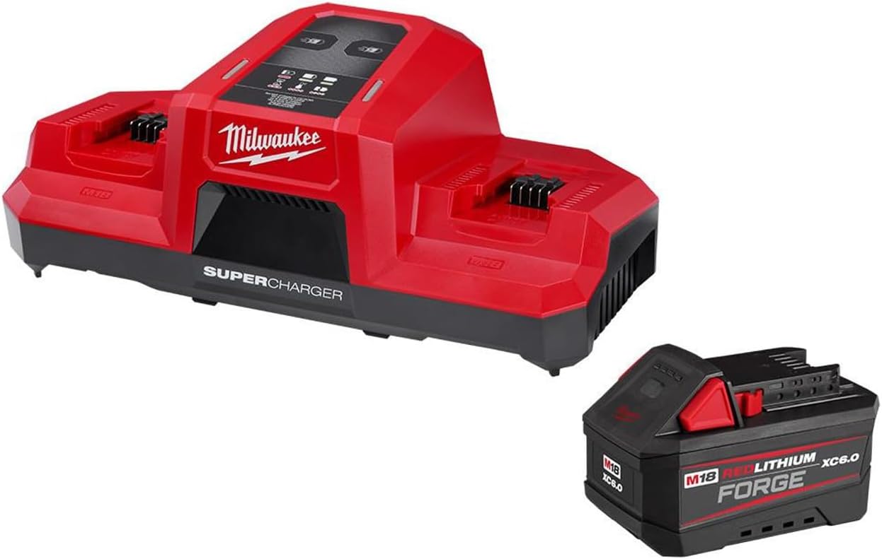 Milwaukee Electric - M18TRADE Dual Bay Super Charger Starter KIT