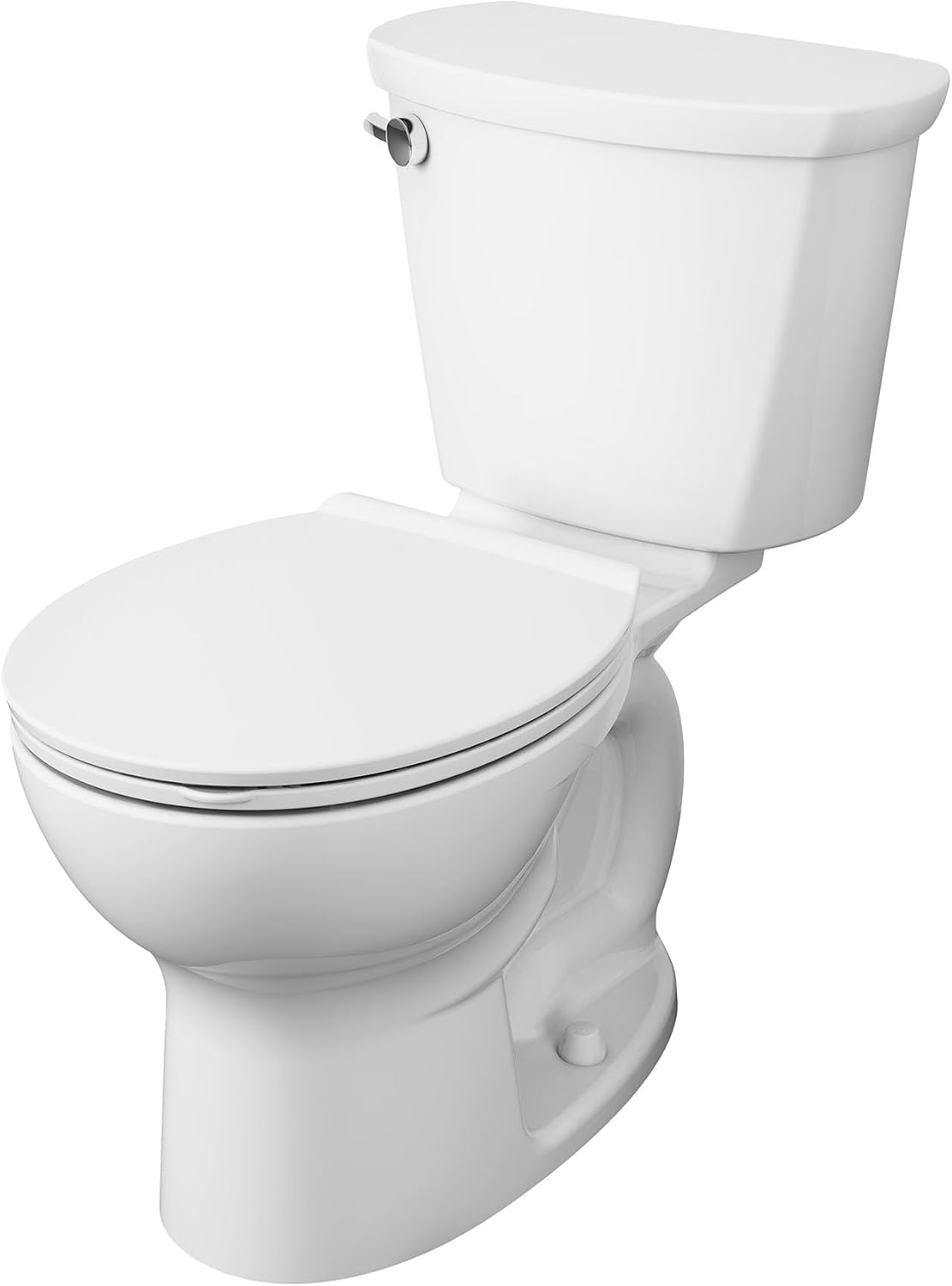 American Standard 609DA001.020 Cadet PRO Two-Piece Toilet with Slow-Close Seat and Wax Ring, Round Front, Standard Height, White, 1.28 gpf