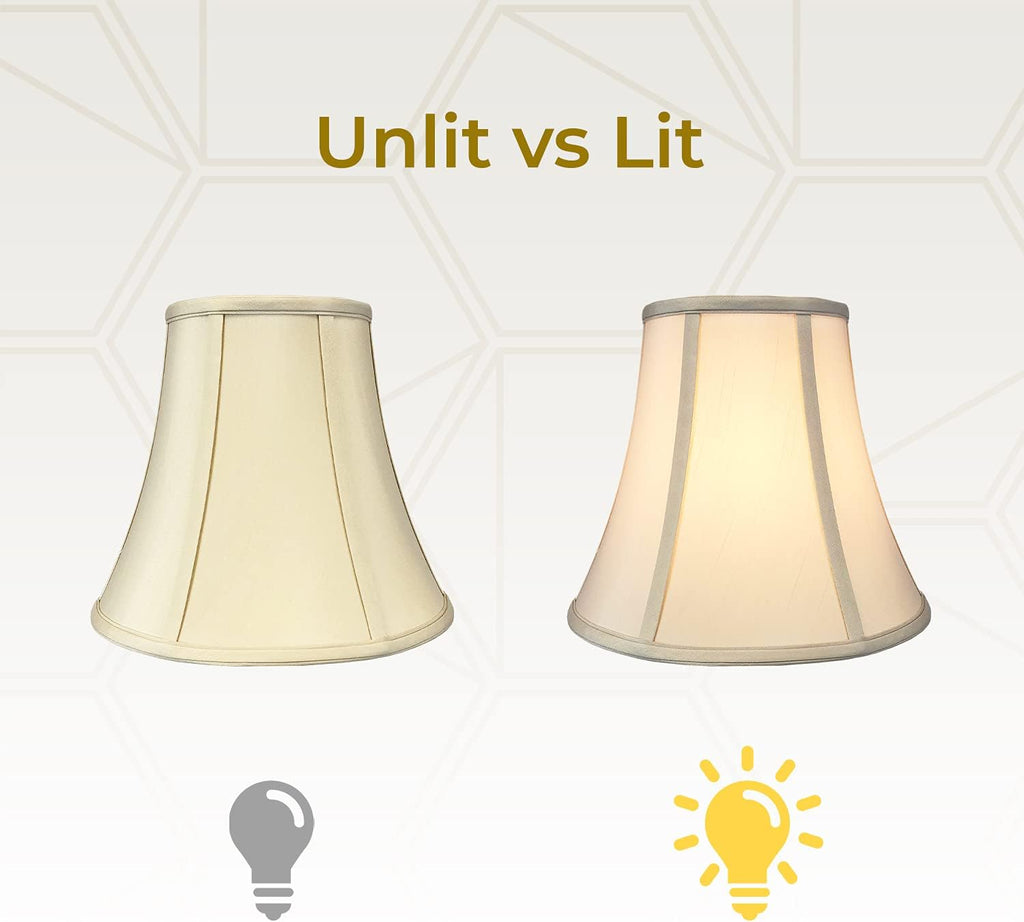 Royal Designs, Inc. BSO-704-18BG True Bell Basic Lamp Shade, 9 x 18 x 13.6, Beige