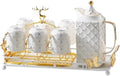 Beverage Serveware Water Cup Set for Home Living Room Guests Drinking Water Cup Water Utensils Water Kettle Tea Cup Tea Set Water Carafe