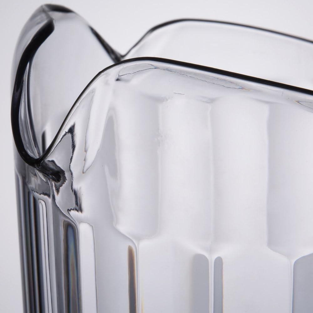 Soro Essentials- 60 oz. Restaurant Water Pitcher Clear Color Polycarbonate Set of 12- Beverage Serveware Water Carafe Clear Pitcher Water Jug for Home Restaurants Catering Kitchens