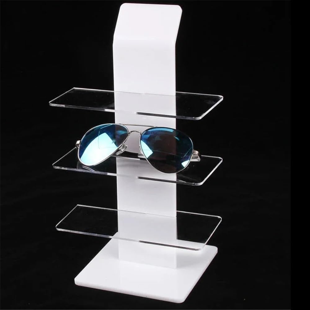 Glasses Stand Organizer Jewellery Display Rack Shelf Sunglasse Stand Glasses Holder Acrylic Eyeglasses Display Case Counter Jewelry Eyewear Display Stand