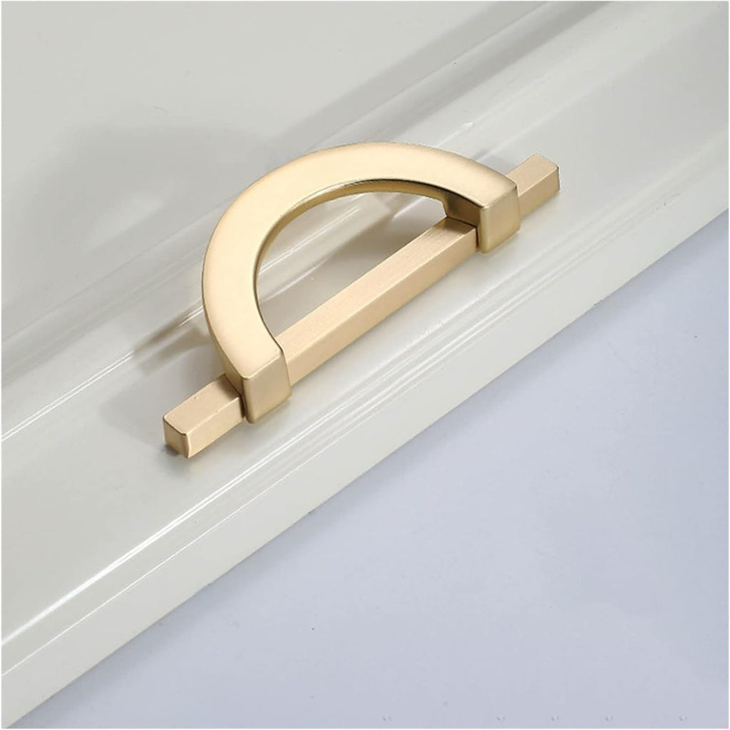 Cabinet Handles Kitchen Hardware Light Luxury Cabinet Handles Modern Simple Zinc Alloy Door Knob Drawer Pulls Wardrobe Knob Nordic Furniture Door Handle Hardware 6 Pcs Cabinet pulls Kitchen Cabinet Ha