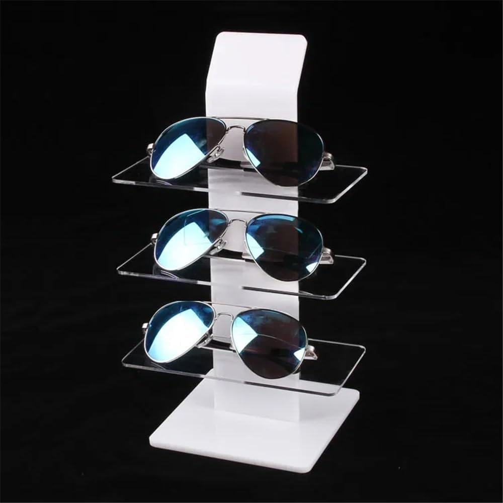 Glasses Stand Organizer Jewellery Display Rack Shelf Sunglasse Stand Glasses Holder Acrylic Eyeglasses Display Case Counter Jewelry Eyewear Display Stand