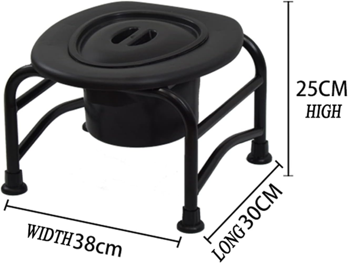 Commode Toilet Chair,Bedside Commode for Adults,Mobility Aid for People with Disabilities,Commode, Potty Chair for The Elderly, Portable Toilet Seat Chair, Non-Slip Shower Stool, Home Simple Mobile T